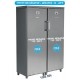 Armoire réfrigérée MIXTE 2 portes - Positive et Negative - 2x370L