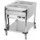 Bain marie sur chariot "Mobile" 2 cuves gastro GN1/1