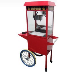 Machine à Pop Corn - sur chariot à roulettes